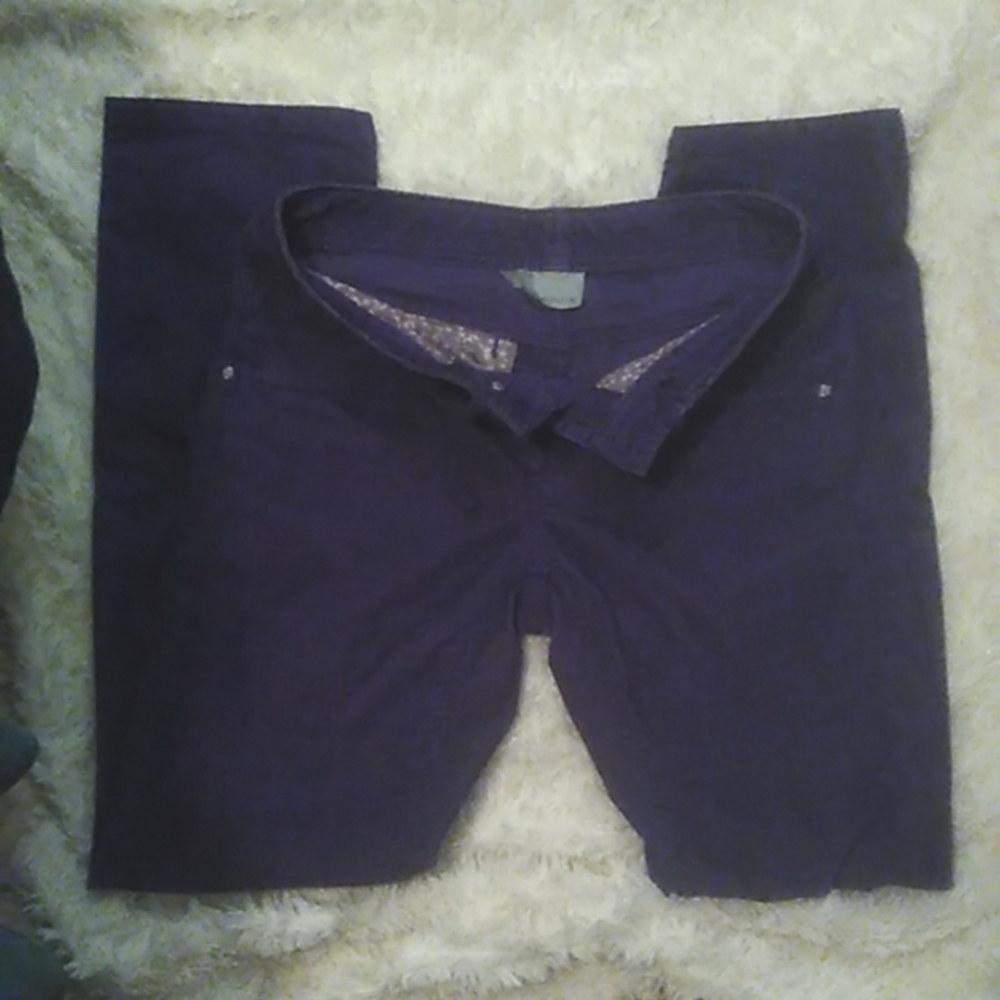 Athleta Purple Courderoy Pants, Size 6